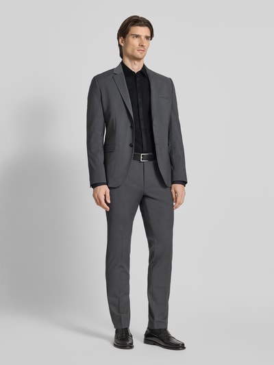 HUGO Slim Fit Businesshemd aus reiner Baumwolle Modell 'KEIDI' Black 1