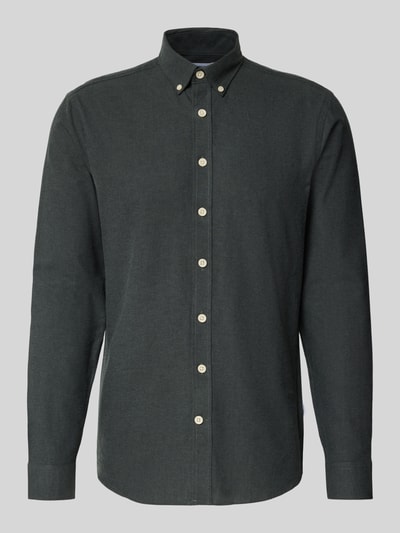 Lindbergh Vrijetijdsoverhemd met button-downkraag Leem - 2