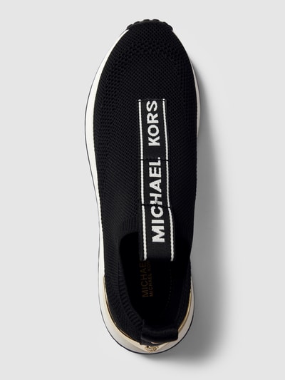 MICHAEL Michael Kors Sneakersy skarpetkowe z detalem z logo model ‘BODIE SLIP ON’ Czarny 4