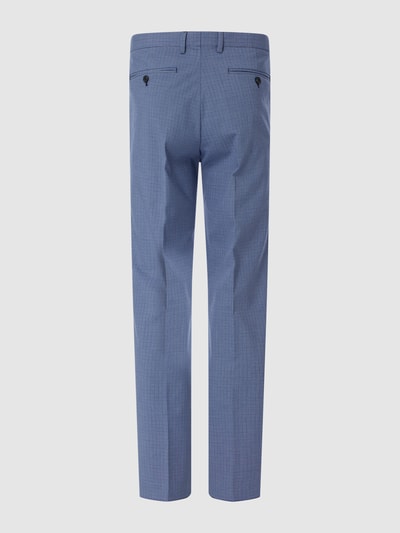 Christian Berg Men Pantalon met ruitmotief Blauw - 4