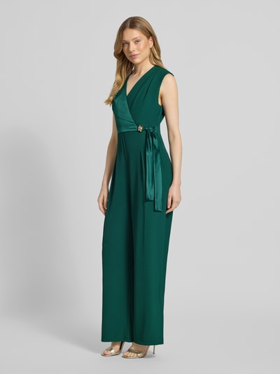 Rinascimento Jumpsuit met V-hals Groen - 1