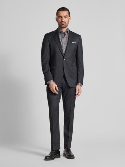 Eterna Slim Fit Business-Hemd mit Knopfleiste Black 1