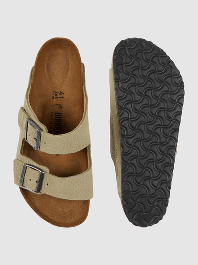 Birkenstock Sandały ze skóry nubukowej model ‘Arizona’ Khaki 4