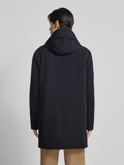 Cinque Regular Fit Mantel mit Zweiwege-Reißverschluss Modell 'SURVIVOR' Marine 5