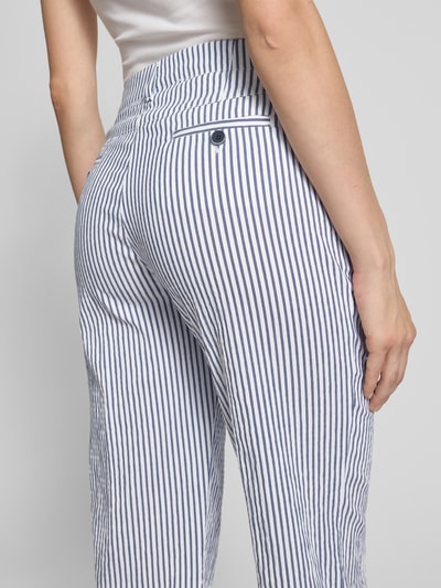 Raphaela By Brax Spodnie materiałowe o skróconym kroju model ‘Lorella’ Granatowy 3