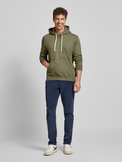 Tommy Hilfiger Loose fit hoodie met capuchon Olijfgroen - 1