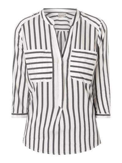 Vero Moda Blusenshirt mit Streifenmuster Offwhite 1