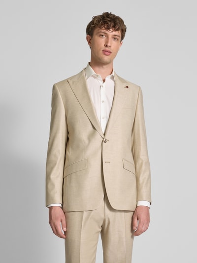 ROY ROBSON Sakko mit Pattentaschen und Reverskragen Beige 4