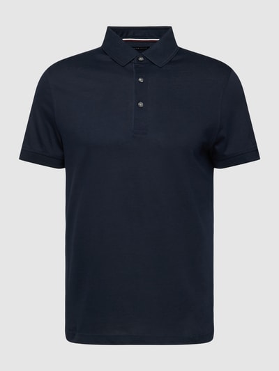 Tommy Hilfiger Poloshirt mit Label-Stitching Marineblau 2