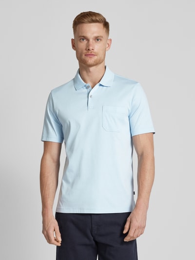 MAERZ Muenchen Regular Fit Poloshirt mit Brusttasche Bleu 4