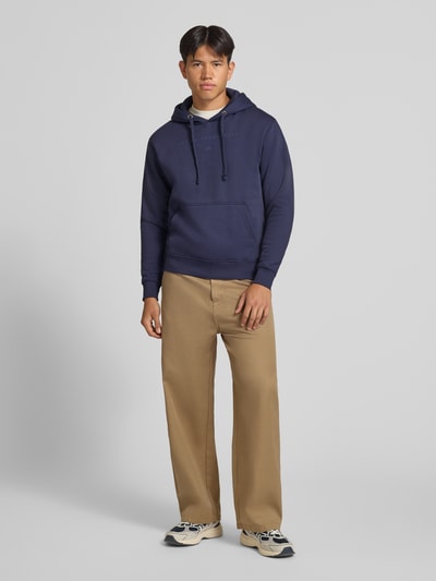 Alpha Industries Relaxed Fit Hoodie aus Baumwoll-Mix mit Label-Detail Marine 1