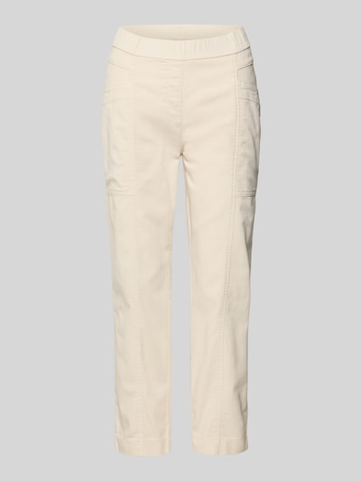 TONI Regular fit joggingbroek met verkort model, model 'Sue' Zand - 2