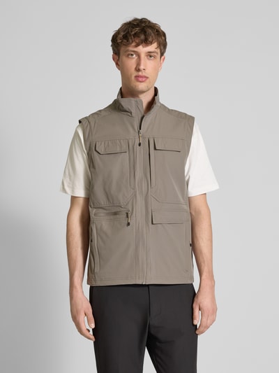 Icepeak Jack met opstaande kraag, model 'BERGHEIM' Rietgroen - 4