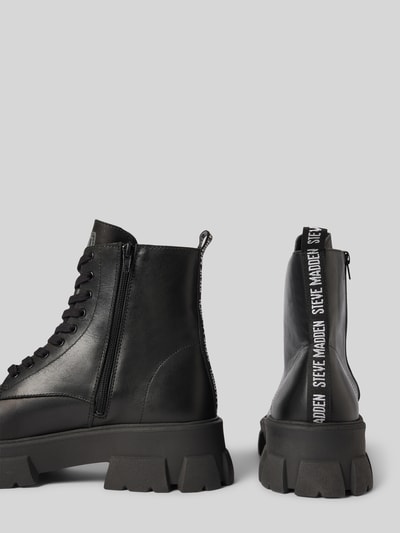 Steve Madden Schnürstiefel mit Label-Details Black 2