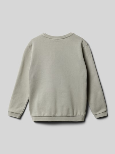 Lil Atelier Sweatshirt mit Label-Detail Modell 'NALF' Stein 3