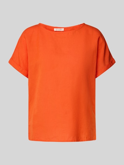 Christian Berg Woman Blouseshirt met ronde hals Donkeroranje - 2