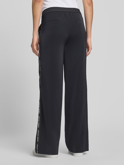 Marc Cain Schlupfhose mit seitlichen Label-Details und elastischem Bund Black 5