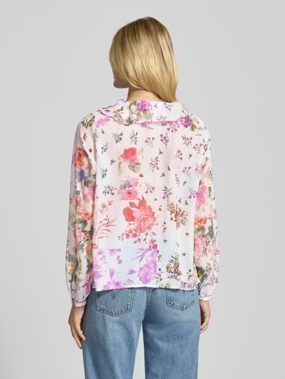 Only Regular Fit Bluse mit Volants Modell 'MILLA' Offwhite 5