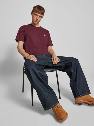 Dickies T-Shirt mit Label-Print Modell 'MAPLETON' Bordeaux 3