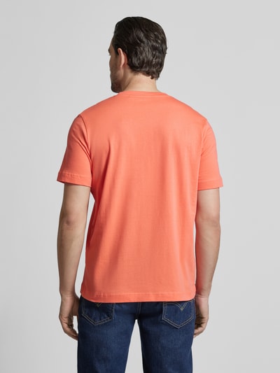Tom Tailor Regular Fit T-Shirt aus reiner Baumwolle Koralle 5