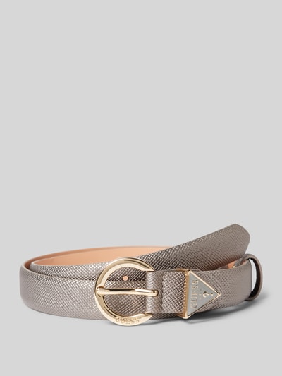 Guess Riem met labelapplicatie, model 'NOELLE' Zilver - 1