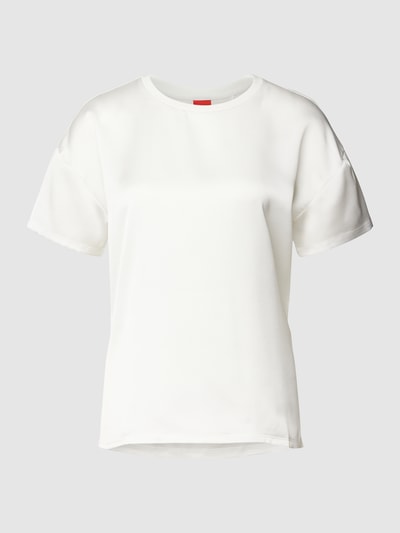 HUGO Blusenshirt mit Strukturmuster Modell 'Smart' Weiß 2
