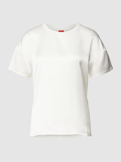 HUGO Blusenshirt mit Strukturmuster Modell 'Smart' Weiss 2