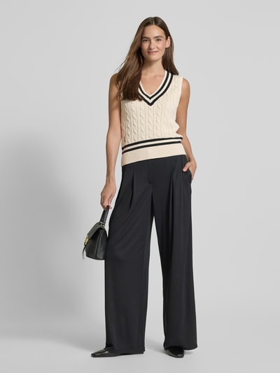 Lauren Ralph Lauren Spencer met ribboorden Offwhite - 1