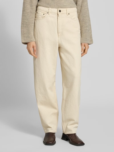 American Vintage Jeansy z wpuszczanymi kieszeniami model 'SNOPDOG' Écru melanż 4