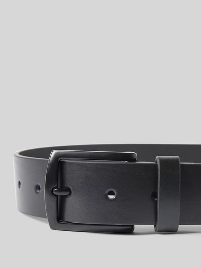 MCNEAL Ledergürtel mit Dornschließe Black 2