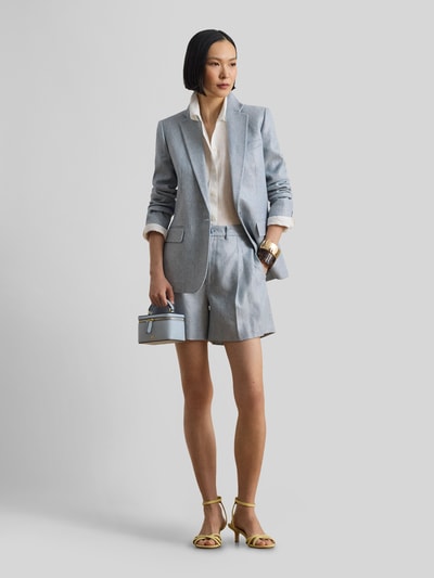 Lauren Ralph Lauren Długi blezer o kroju regular fit z mieszanki lnu i bawełny Jasnoniebieski 1