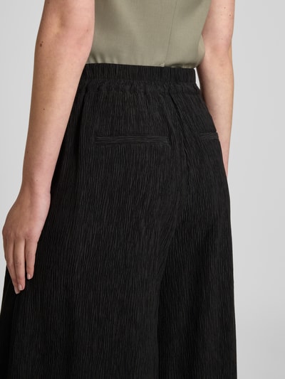 s.Oliver BLACK LABEL Loose Fit Culotte aus Lyocell-Mix Black 3