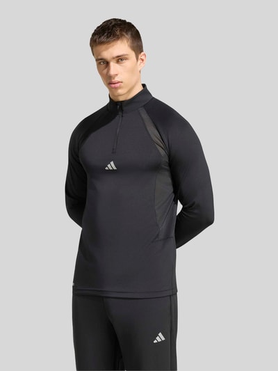 adidas Training bluzka z długim rękawem Sport o kroju slim fit z nadruk z logo model 'TECH' Czarny 3