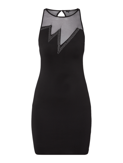 Guess Kleid 'Porzia' mit Einsatz aus Mesh Black 2