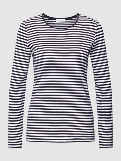 MAERZ Muenchen T-shirt z długim rękawem model ‘ON RINGEL BASIC’ Ciemnoniebieski 2