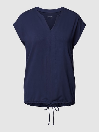 Christian Berg Woman T-shirt met kapmouwen Donkerblauw - 2