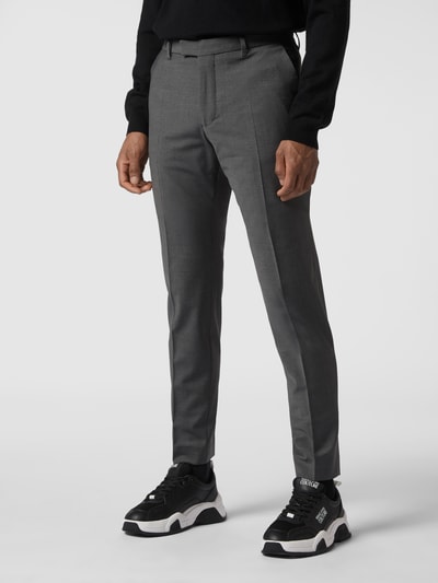 Drykorn Slim Fit Anzughose mit Stretch-Anteil Modell 'Piet' - 'Drynamic' Mittelgrau 4