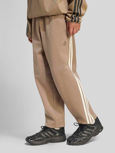 adidas Sportswear Regular Fit Sweathose aus reiner Baumwolle Beige 4
