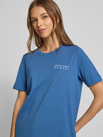 s.Oliver RED LABEL T-shirt o kroju relaxed fit z czystej bawełny Oceaniczny 3