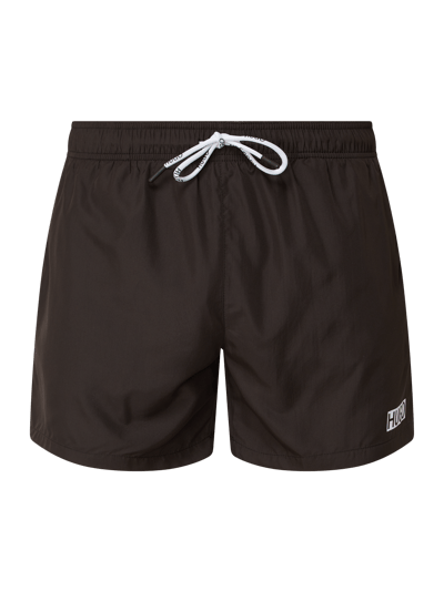 HUGO CLASSIFICATION Badehose mit Logo Modell 'Haiti' Black 1