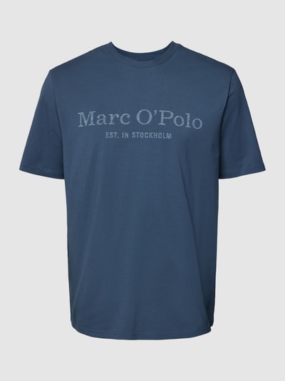 MARC O’POLO PLUS PLUS SIZE T-Shirt mit Label-Print Rauchblau 2