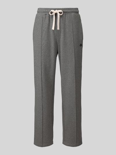 Don´t Waste Culture Loose Fit Sweathose aus reiner Baumwolle Modell 'LINO' Mittelgrau Melange 2