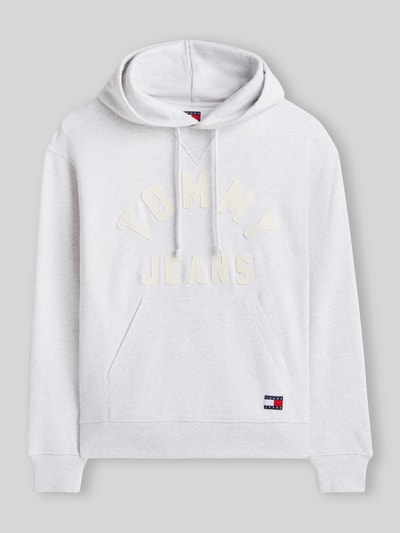 Tommy Jeans Hoodie mit Logo-Patch Hellgrau Melange 2