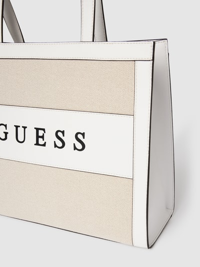 Guess Shopper met labelprint, model 'MONIQUE' Offwhite - 3