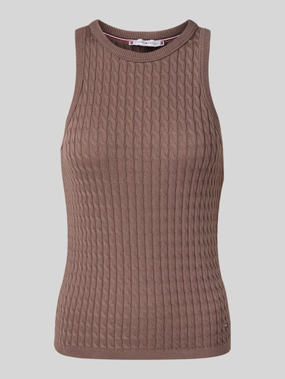 Tommy Hilfiger Slim fit spencer van puur katoen Lichtbruin - 2