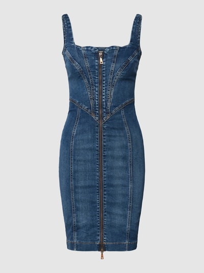 Guess Sukienka jeansowa z zamkiem błyskawicznym model ‘LILAMOR’ Jeansowy niebieski 2