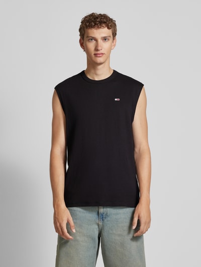 Tommy Jeans Tanktop mit Label-Stitching Black 4