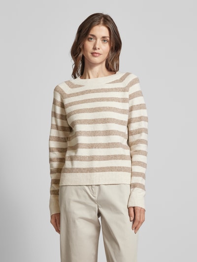 Vero Moda Langärmeliger Strickpullover Modell 'DOFFY' Rosa 4