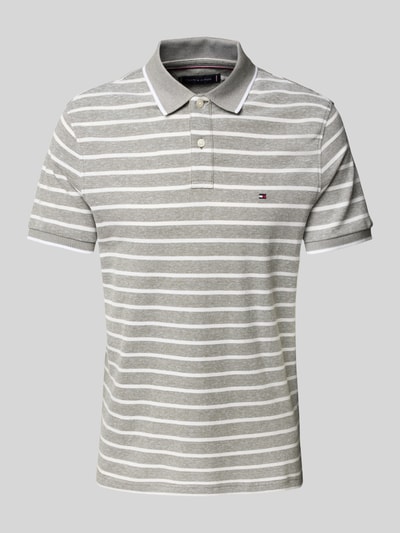 Tommy Hilfiger Regular fit poloshirt van een mix van katoen en linnen Kaki - 2