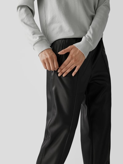 Philosophy di Lorenzo Ser Sweathose in Leder-Optik Schwarz 6